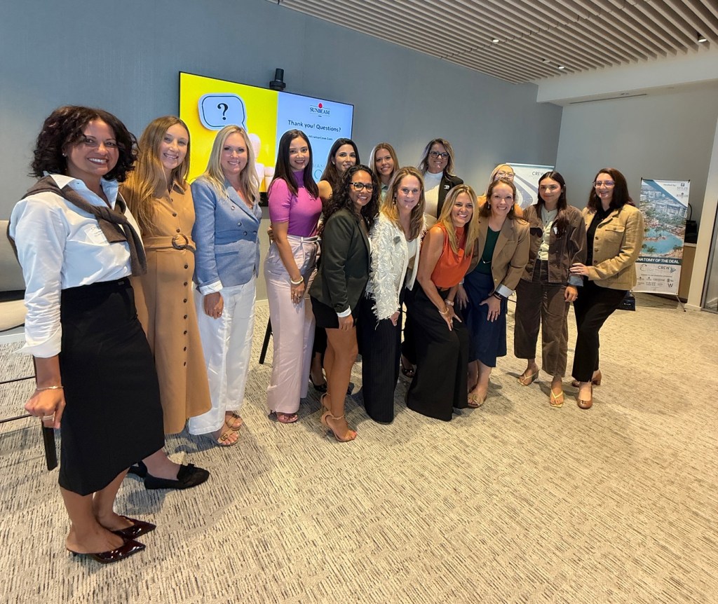 CREW Fort Lauderdale/Boca Raton members and Miramar Cove project team at the Anatomy of a Deal event.